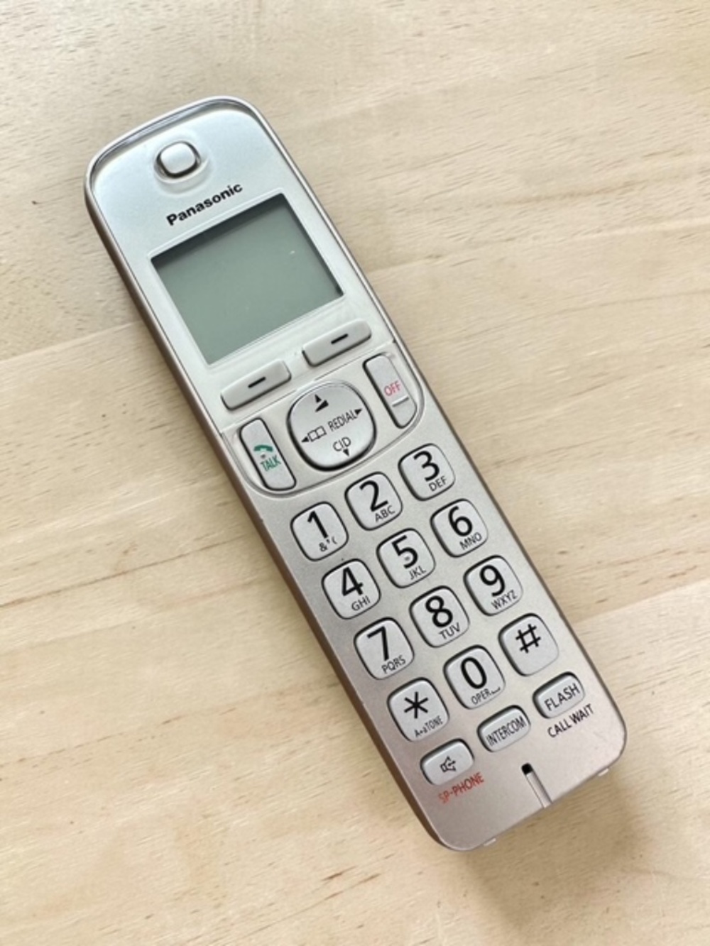 Panasonic KX-TGDA20 Silver & White Cordless Phone Handset for KX-TGD220N